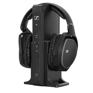Imagem de Sennheiser Consumer Audio Sistema de fone de ouvido sem fio RS 175 RF para ouvir TV com modos de aumento de graves e som surround
