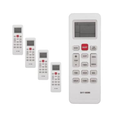 Imagem de Kit 5 Controle Remoto Ar Condicionado Compatível Philco FM5 FM4 FM3