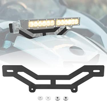 Imagem de WeiSen Suporte de barra de luz para torre de choque de LED de 10"-14" compatível com Can Am Maverick X3/X3 Max 2017-2023