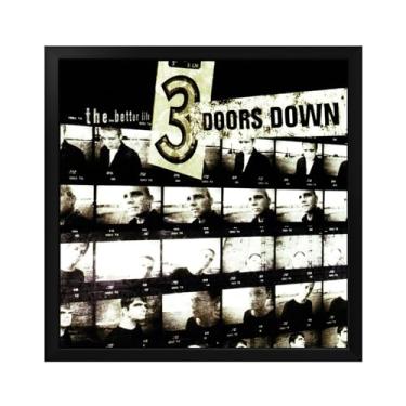 Imagem de Quadro Capa Disco The Better Life - 3 Doors Down - 34x34cm