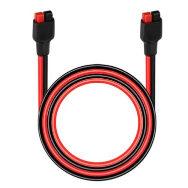 Imagem de Zreneyfex Cabo de extensão solar 12AWG 6 10 20 FT para painel solar de estação de energia portátil (1,8 m)