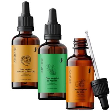Imagem de Kit Óleo Vegetal Dermopac Ojon, Alecrim, Castor Oil Capilar 30ml