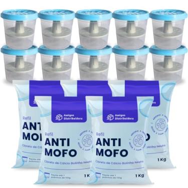 Imagem de Antimofo em bolinhas 5kg + 10 Potes 130g Amigos Distribuidora