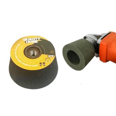 Imagem de Rebolo Diamantado Cônico para Porcelanato – Corte e Desbaste em 45 Graus Ideal para Acabamento Fino Boa Precisão e Durabilidade, Compatível com Esmerilhadeira, Uso Profissional