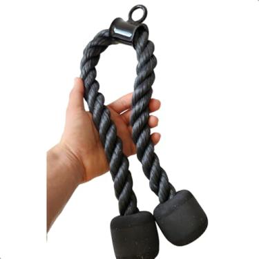 Imagem de Puxador Tríceps Profissional, Corda 70 Centímetros para Treino Polia