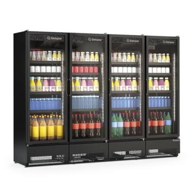 Imagem de Refrigerador/Expositor Vertical Conveniência GCVR-1950 CB PR Gelopar - Preto 1979L Iluminação LED 0° a +7°C 220V