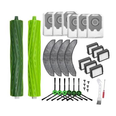 Imagem de Pacote com 24 peças de reposição compatíveis com iRobot Roomba Combo j7+ j9+ j10 10 max Robot Vacuum & Mop Cleaner, filtro, escova, acessórios para saco de poeira
