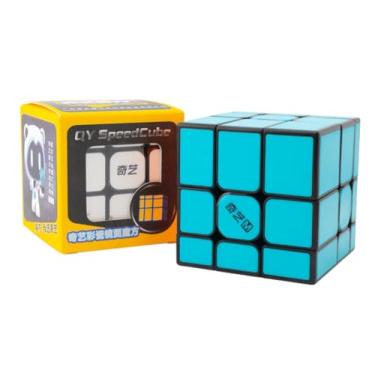Imagem de Cubo Mágico Qiyi Mirror Blocks Tiled - Azul