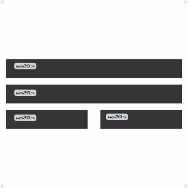 Imagem de Soleira da Porta Compatível HB20s Resinado Com Black Over - SPORTINOX