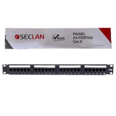 Imagem de Patch panel cat.6 24 portas seccon wt-2178c-110-24p