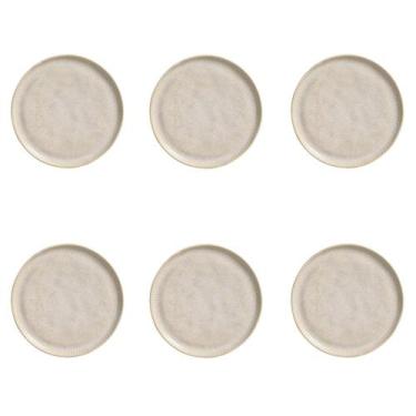 Imagem de Conjunto de Pratos de Sobremesa 06 Peças Linhas Latte Porto Brasil