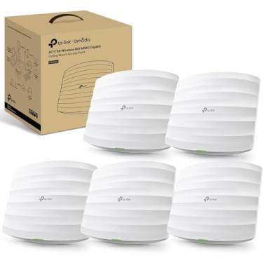 Imagem de TP-Link EAP245 V3 (5-Pack) | Omada AC1750 Gigabit Wireless Access Point | Business WiFi Solution w/Mesh Support, Seamless Roaming & MU-MIMO | PoE Powered | SDN Integrated | Cloud Access & Omada App