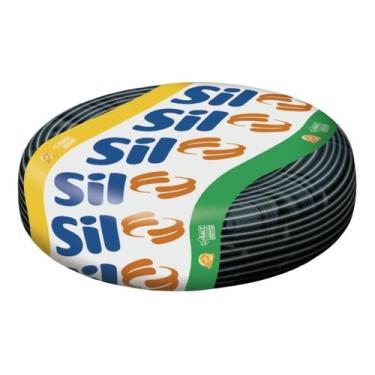 Imagem de Cabo Fio Flexível Sil Cores - 6mm / 50 Metros, Preto