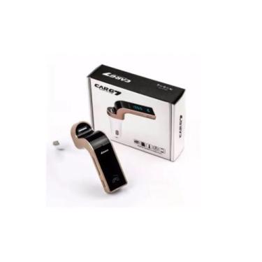 Imagem de Adaptador Bluetooth Transmissor Fm Acendedor De Cigarros Car Musicas E