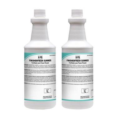 Imagem de Kit 2 Finalizador Passadoria Tecidos Finisherfresh Summer 1L - Spartan