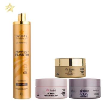 Imagem de Cronograma Capilar + Escova Progressiva Perfect Plastia 1 L - Dyusar C