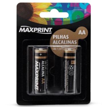 Imagem de Pilha Alcalina AA MAXPRINT, 2 unidades, Alcalino
