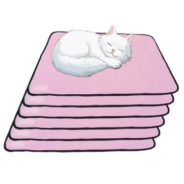 Imagem de 6 Tapetinhos Macios para Dormir Pet Antipulgas Antipulgas 200 Lavagens