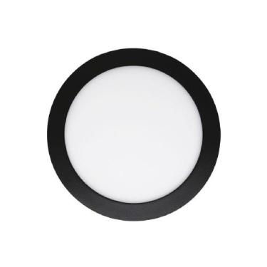Imagem de Plafon Led Embutir Redondo Preto 18w Yamamura, LED BRANCO FRIO (6000K)