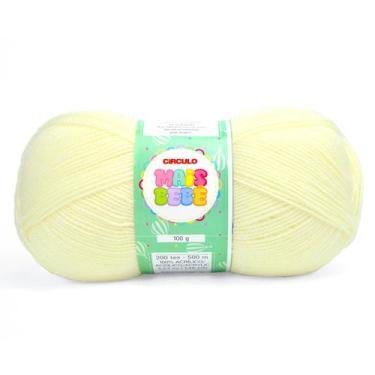 Imagem de Lã Mais Bebê Círculo 100g 500m - Circulo, 150 Creme