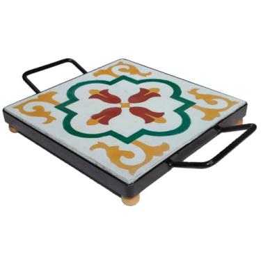 Imagem de Descanso de Panela Apoio De Mesa Ladrilho Hidráulico (E1)