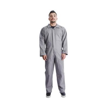 Imagem de Macacão Brim M/l Pesado Profissional Para Trabalho Uniforme - Maicol d