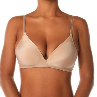 Imagem de Sutiã Básico DeMillus 63476 Microfibra, Bege rosado, 42