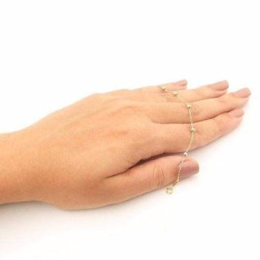 Imagem de Pulseira Bebê Recém Nascido Ouro 18k 750 - DG Presentes