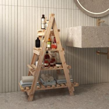 Imagem de Armario Para Banheiro Multiuso Quarto Madeira Pinus Ambientes - Techno