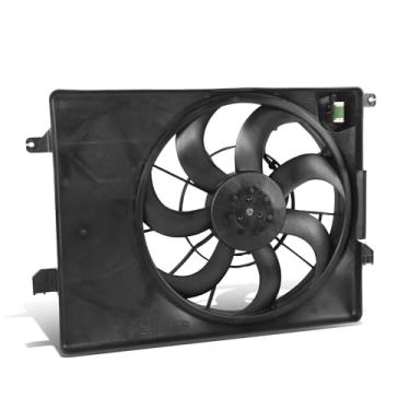 Imagem de DNA MOTORING Conjunto de ventilador de radiador de resfriamento frontal compatível com Tucson 2010-2013 (serve para GLS, Limited) / Sportage 2011-2013 (serve para Base, EX, LX), HY3115137 2010 2011