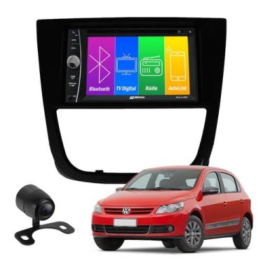 Imagem de Kit Central Multimidia Dvd Gol G5 + Moldura + Camera - e-Tech