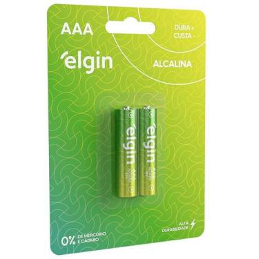 Imagem de Pilha Alcalina Palito AAA Cartela 02UN ELGIN