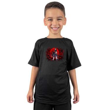 Imagem de Camiseta Infantil Menino Camisa Estampa itachi Geek - MP Moda Masculin