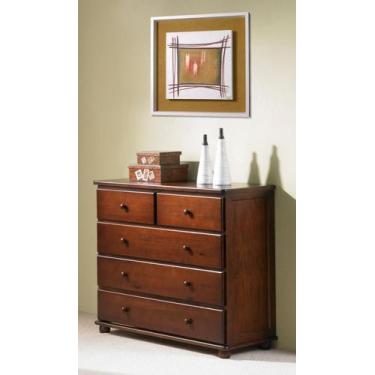 Imagem de COMODA TORNEADO RUSSA 5 GAVETAS MADEIRA MACICA Ref: 035 - Torneado Mov