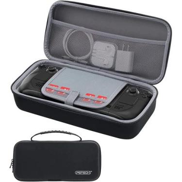 Imagem de Case Bag Bolsa Estojo De Viagem e Proteção Para Steam Deck Preta - Tec