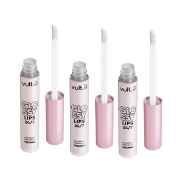 Imagem de Kit C3 Gloss Lips Incolor C Ácido Hialurônico - Vult