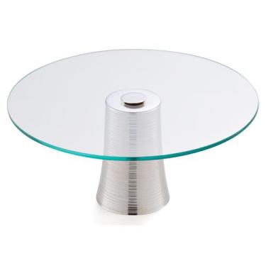 Imagem de Prato Para Bolo Em Vidro Spin Médio - St James