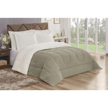 Imagem de Coberdrom Sherpa Casal Queen Veneza Fendi - Vilela Enxovais
