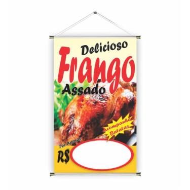 Imagem de Banner pronto Assado REF 021  medida 45x70 cm (arte Pronta)
