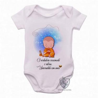 Imagem de body nenê criança roupa bebê Universalista com amor - Empório Dutra, P