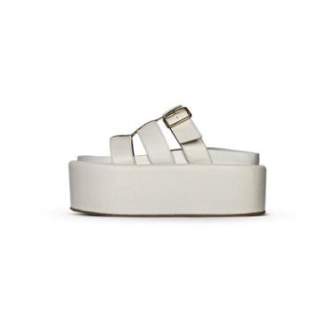 Imagem de Tamanco Flatform Off-White - Jessica Leal Shoes, Off, White, 37