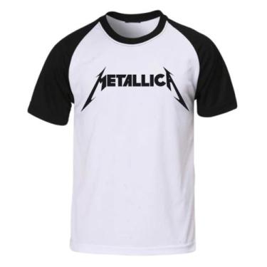 Imagem de Camiseta Masculina Banda De Rock Metálica 100% Algodão - SEMPRENALUTA,