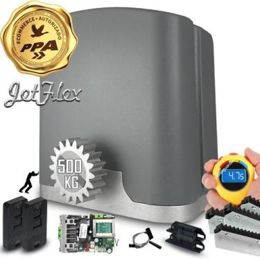 Imagem de Kit 1 Motor Ppa Dz Rio Jetflex 4m Crem 2 Control PortÃO 500kg (127v/22