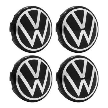 Imagem de Jogo Calotinha 56mm Centro de Roda Zunky VW Nivus/Virtus - DCAPS