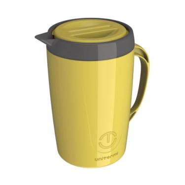 Imagem de Jarra Térmica Garrafa P/ Tererê Chá Suco Água 2l - Unitermi, Amarelo