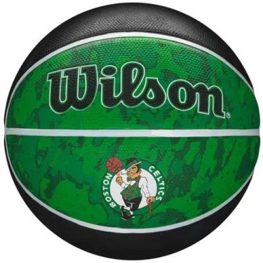 Imagem de Bola de Basquete NBA Wilson Team Tiedye Boston Celtics, Verde, 7