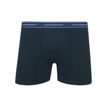 Imagem de Cueca Boxer Lupo 00653-003 Plus Size Algodão T. XG/XXXG, XG, 2800, Mar