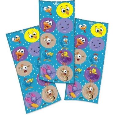 Imagem de Adesivo 3 Cartelas - Galinha Pintadinha - Festcolor, UNICA, U