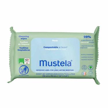 Imagem de Toalhas Umedecidas Mustela Compostáveis Com Perfume, 60Un