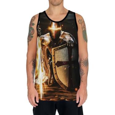 Imagem de Camiseta Regata Cavaleiros Templários Cruzadas Armaduras 12 - Enjoy Sh